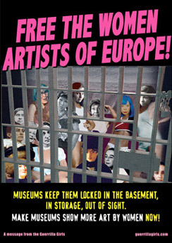 Guerilla Girls, Free the Women Artists of Europe!, 2011