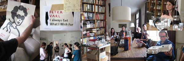 In the studio of Petra Varl, May 31, 2012